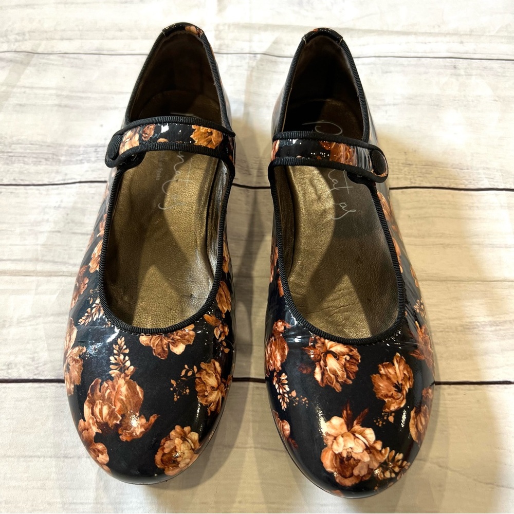 Papanatas Terra Floral Patent Mary Jane